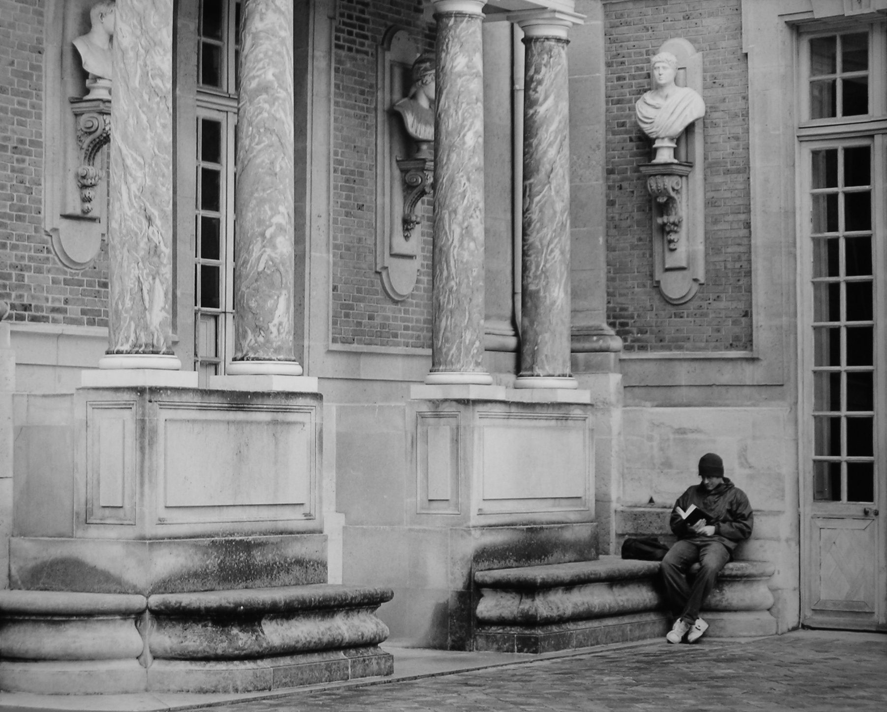 Reader at Versailles